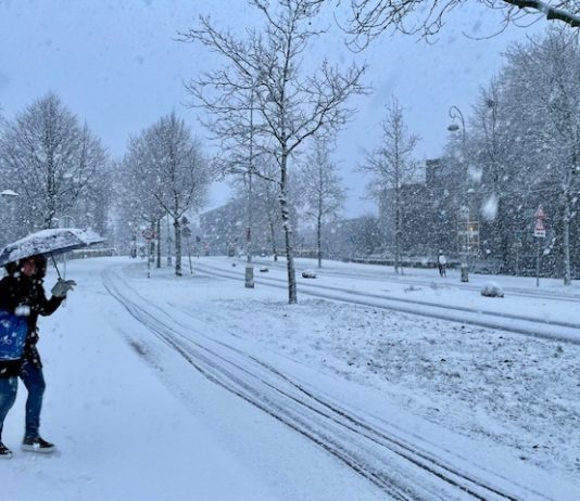 Code oranje vanwege sneeuwval en gladheid