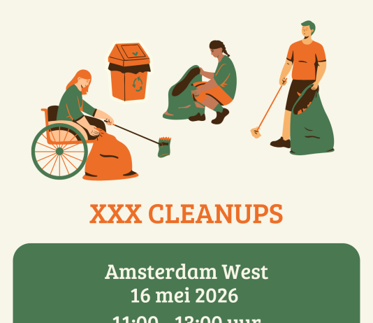 Vrijwilligers gezocht: zwerfafvalactie Amsterdam-West zaterdag 16 mei