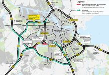 Verbinding A10 West richting A10 Zuid in weekend dicht door werkzaamheden Schinkelbrug