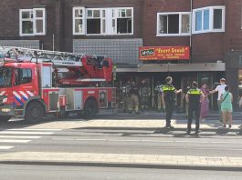 Brand bij snackbar op Jan Evertsenstraat in De Baarsjes